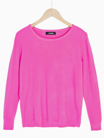 ALISA | Breton Stripe Slub Jumper | Navy