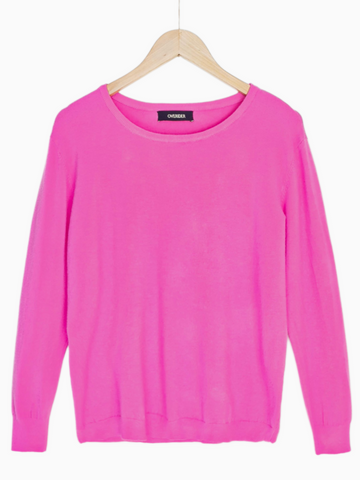 POLINA | Cashmere Enriched Roll Neck | Pink Bonbon