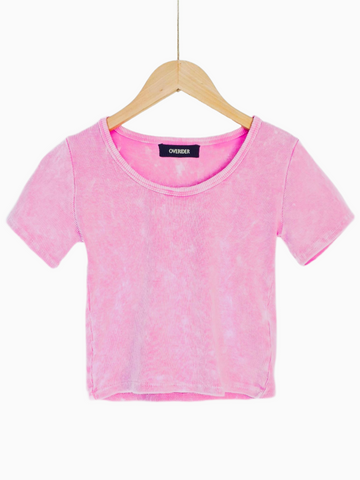 MILLA | Women's Slub T-Shirt | Fuchsia