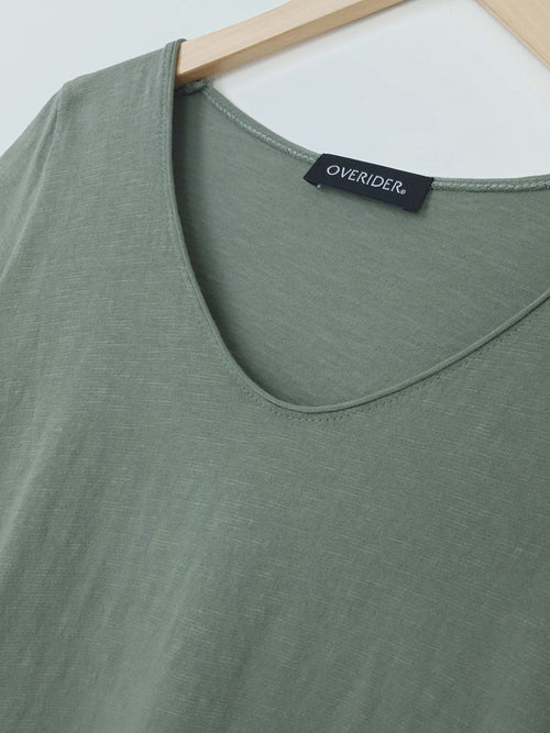 MILLA | Women's Slub T-Shirt | Khaki