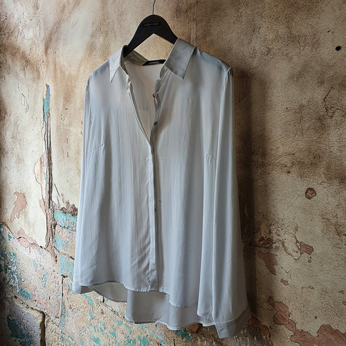 MIRA | Fluid Shirt | Pure White