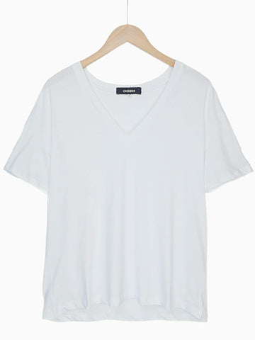 MILLA | Women's Slub T-Shirt | White