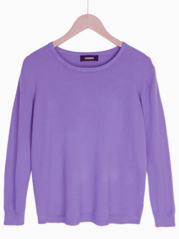 ANTONIA | Cashmere Enriched | Short Sleeve |Pale Lilac