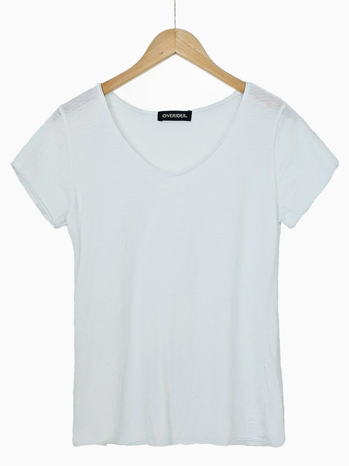 MILLA | Women's Slub T-Shirt | White