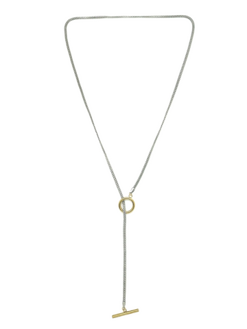 Noir Pendant Layered Necklace | Gold