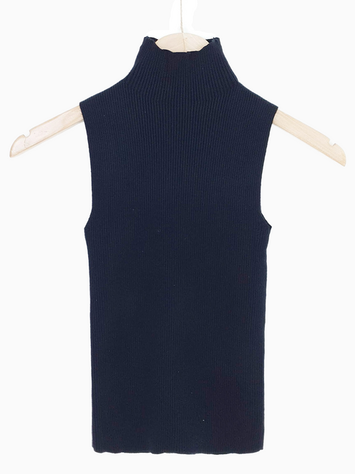 MIA | Sleeveless Turtle Neck Top | Black