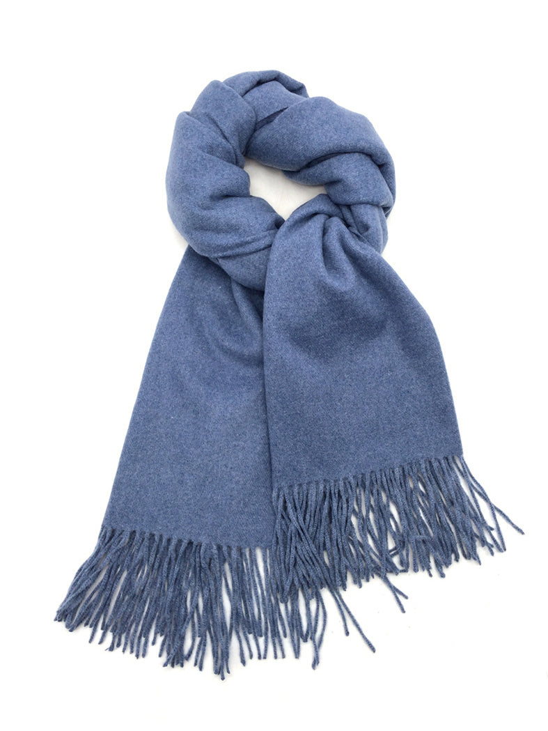 INESSA | Cashmere Blend Scarf | Blue