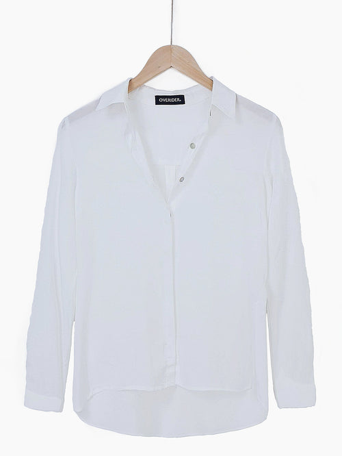 MIRA | Fluid Shirt | Pure White