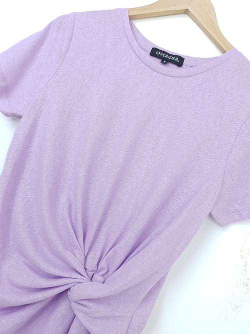 JOLIE | Knotted Front Top | Lilac