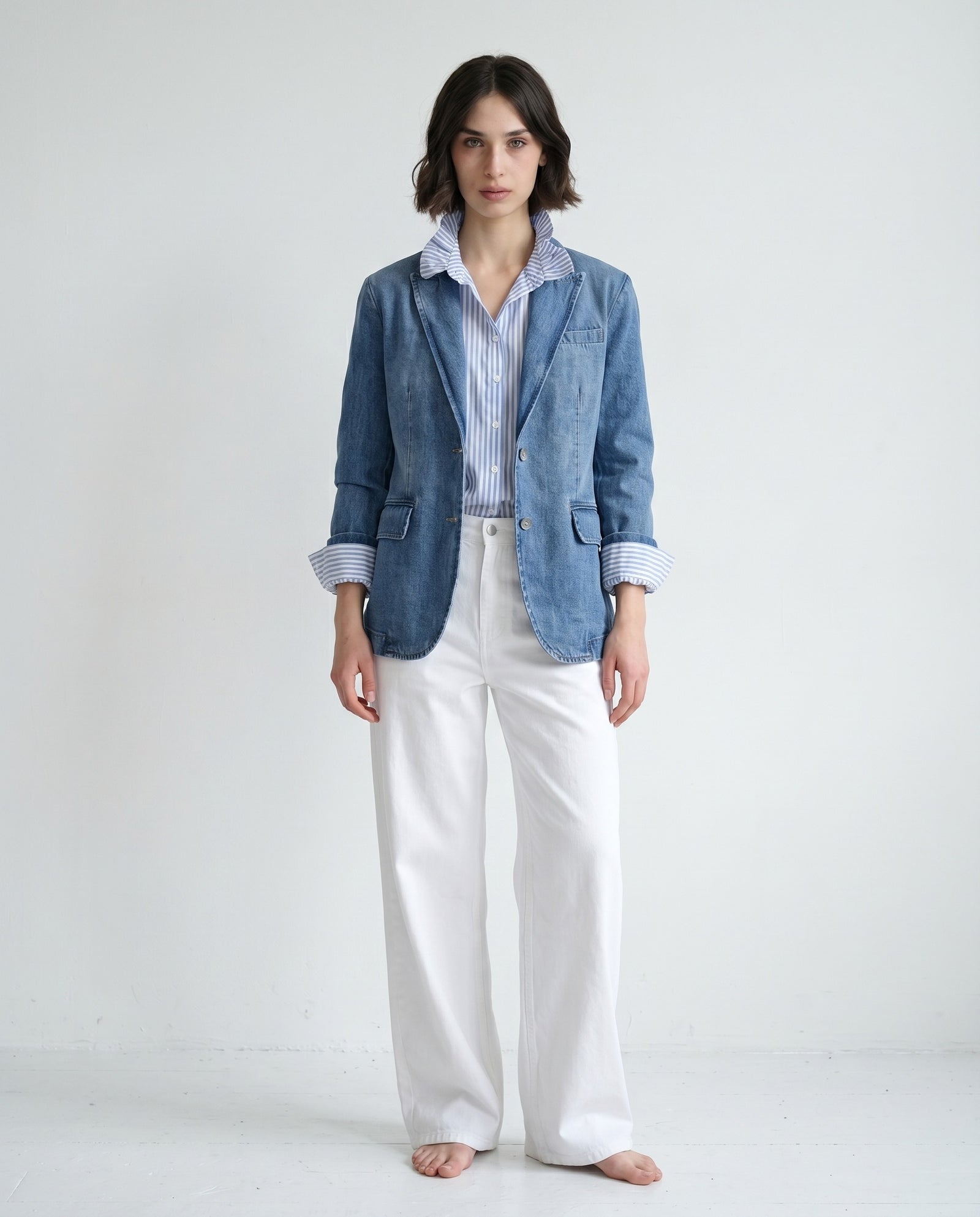 MARNIE | Women's Denim Jacket | Blue