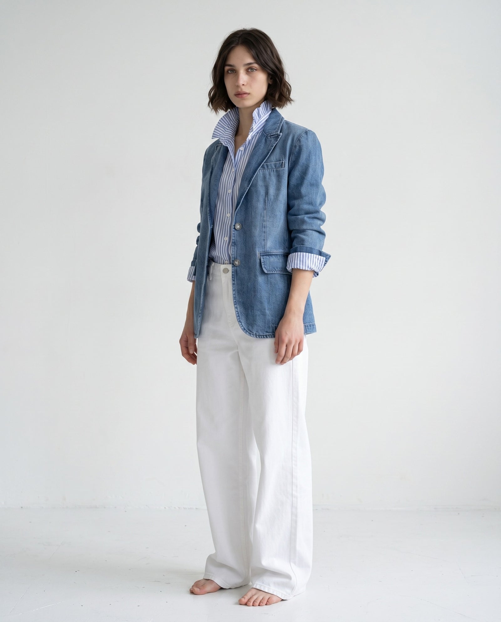 MARNIE | Women's Denim Jacket | Blue