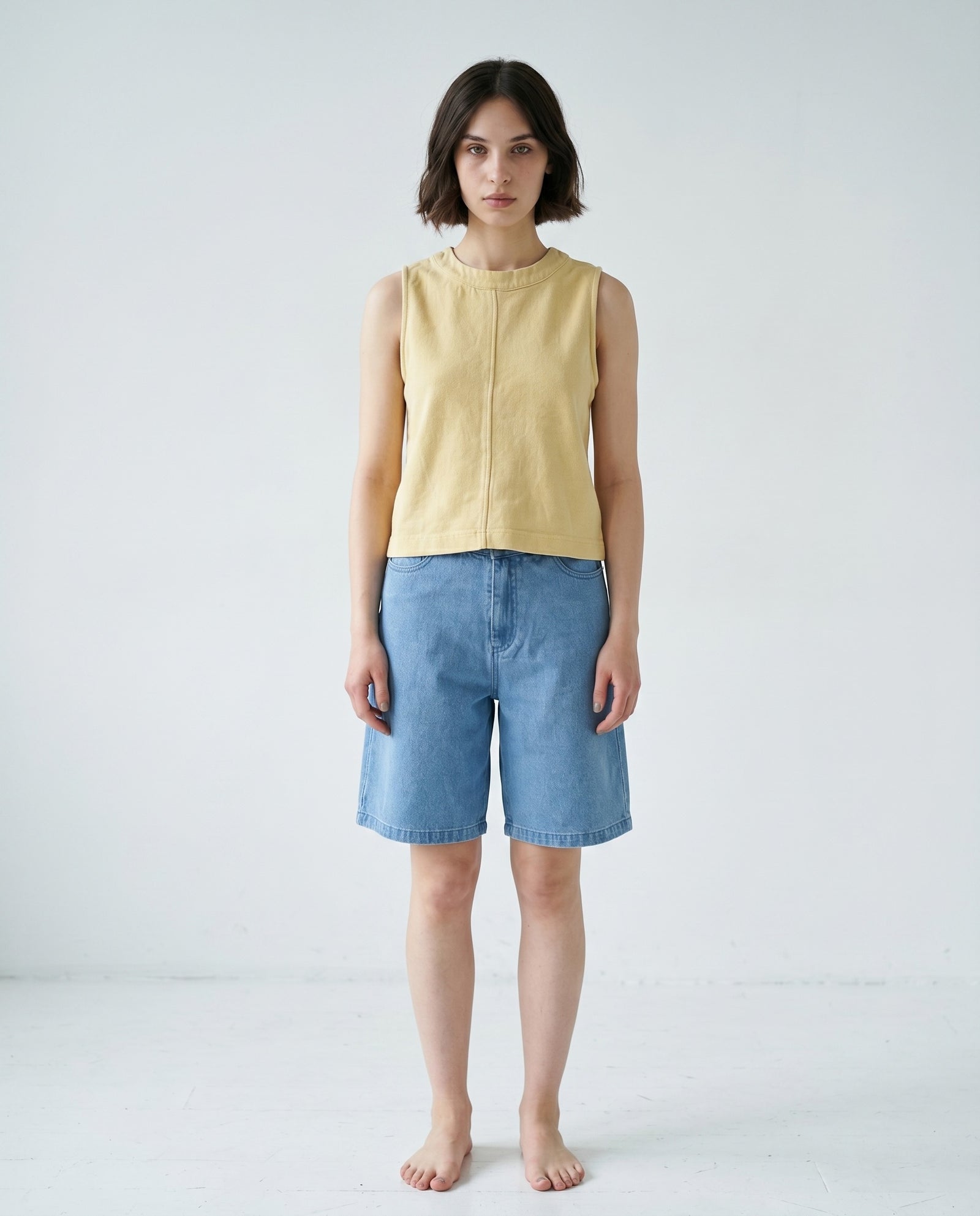 LITAL | Minimal Sleeveless Top | Yellow