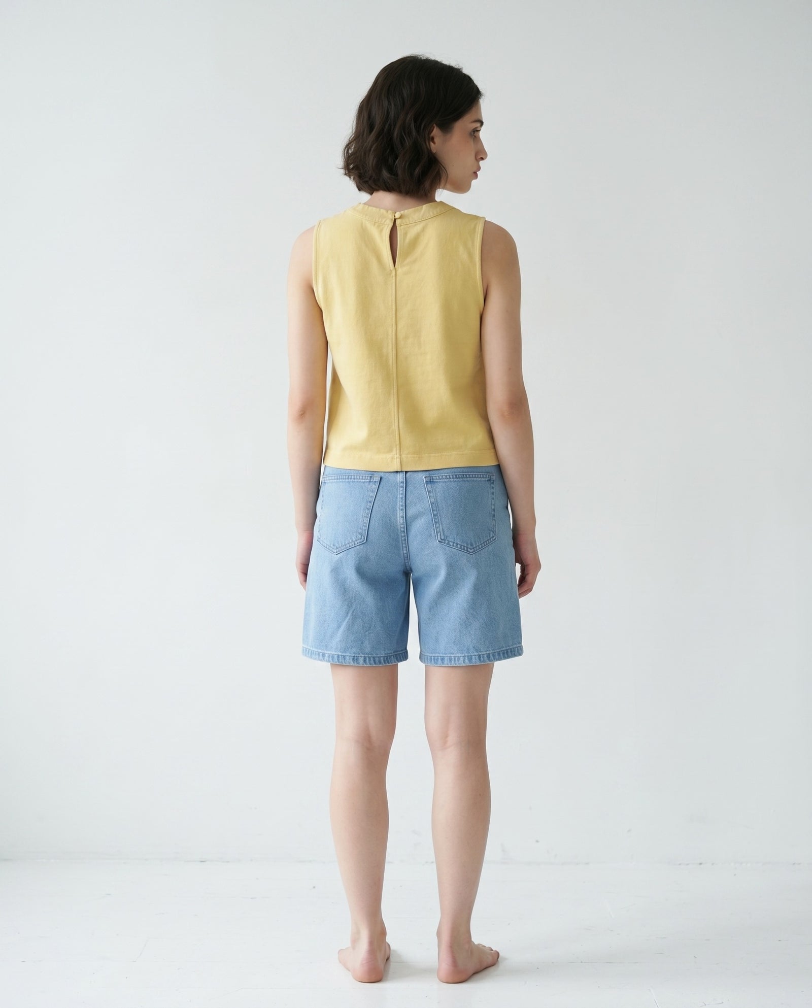 LITAL | Minimal Sleeveless Top | Yellow