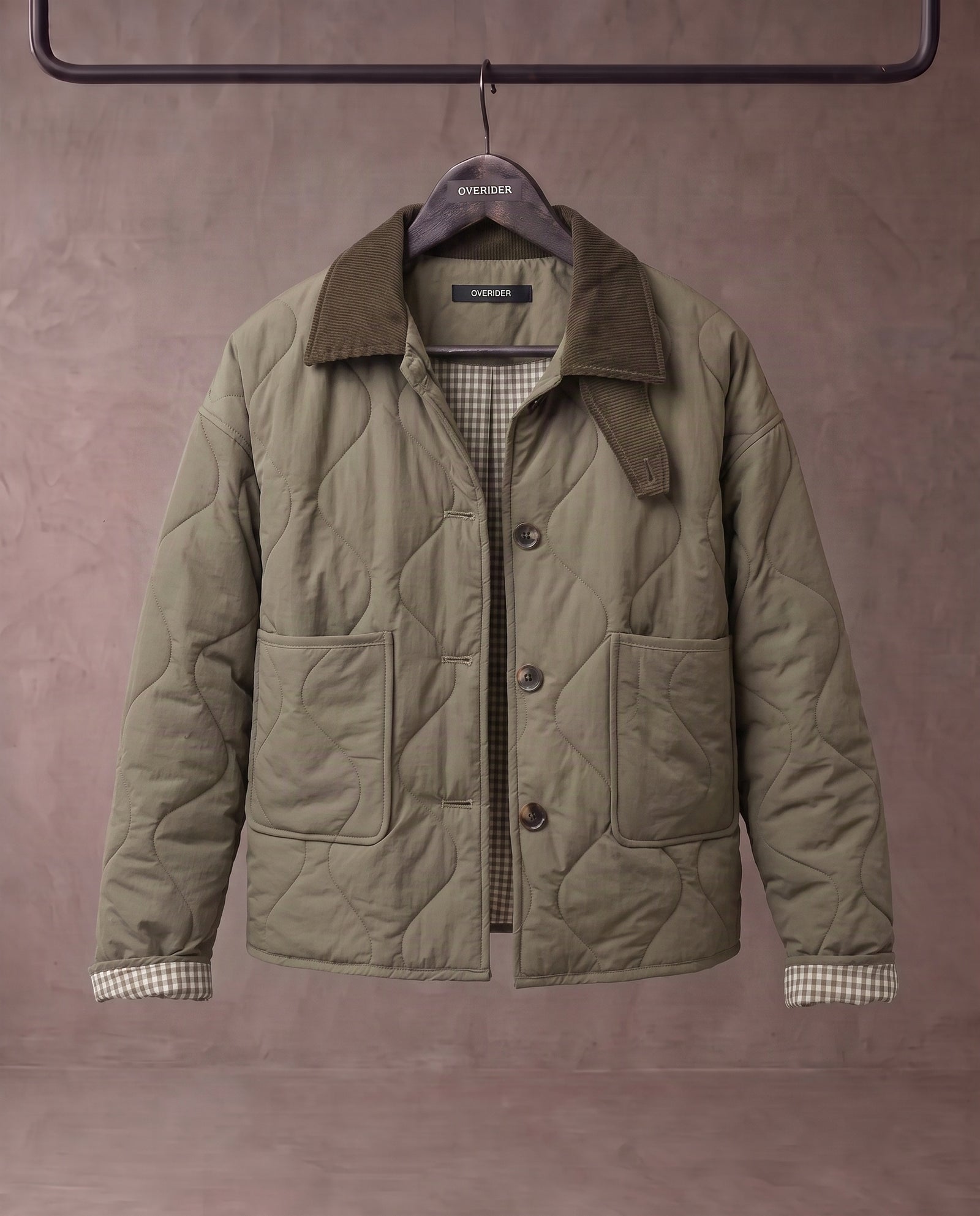HARRIET | Quilted Country Jacket | Olive