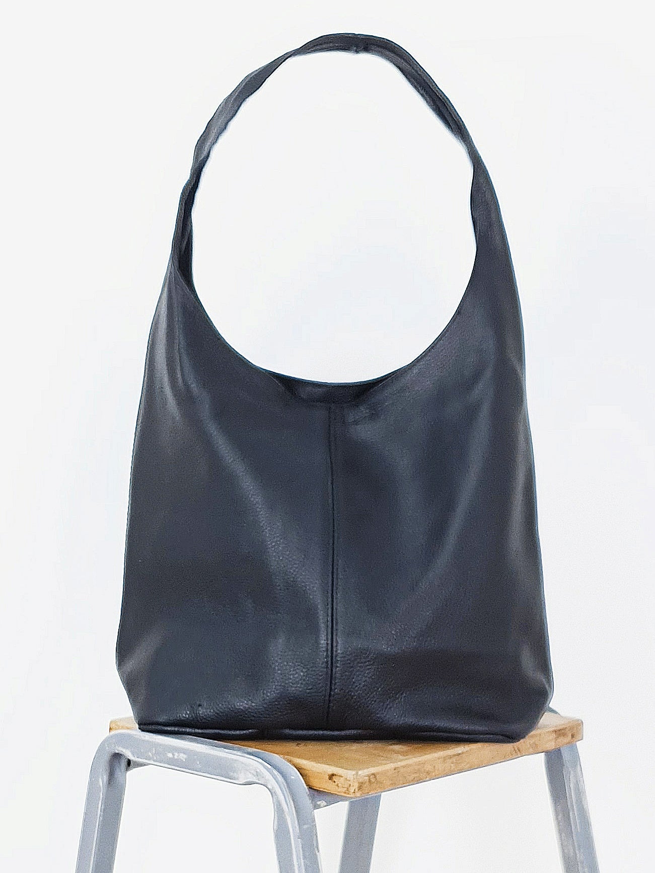 LIKA | Italian Leather Tote Bag | Black