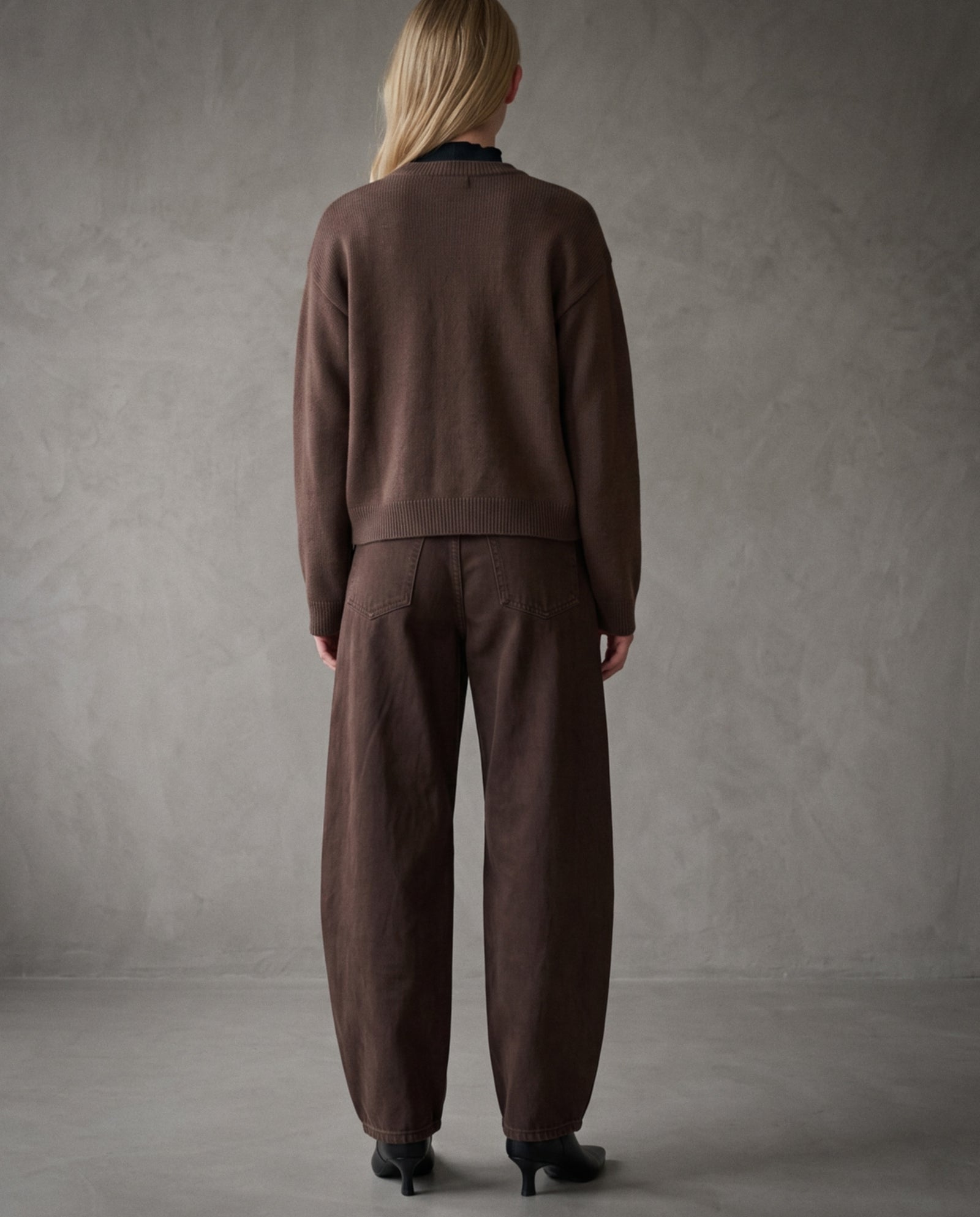 MARIN | Braided Knot Cardigan | Mocha