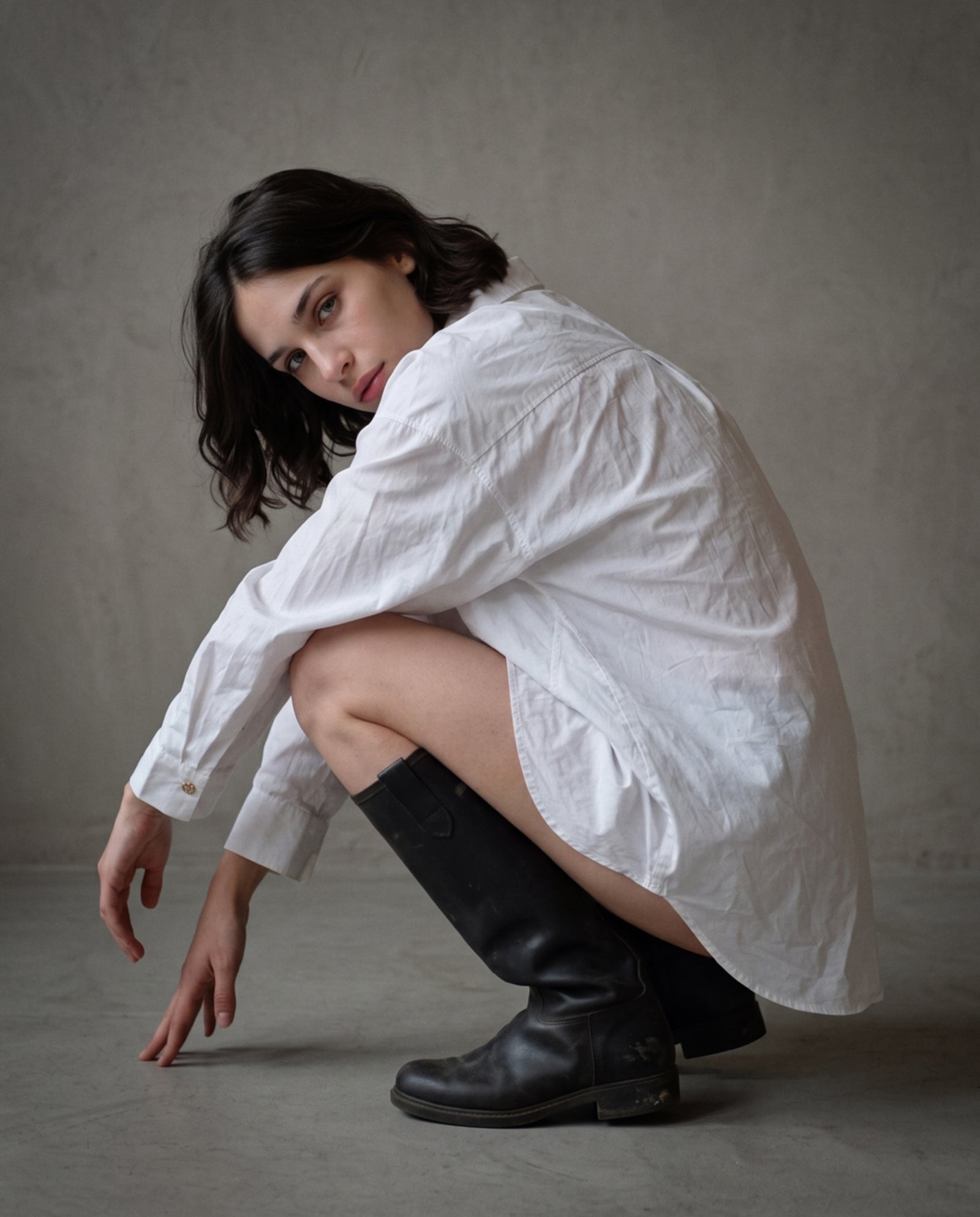 AMALIA |  Boyfriend Shirt | White