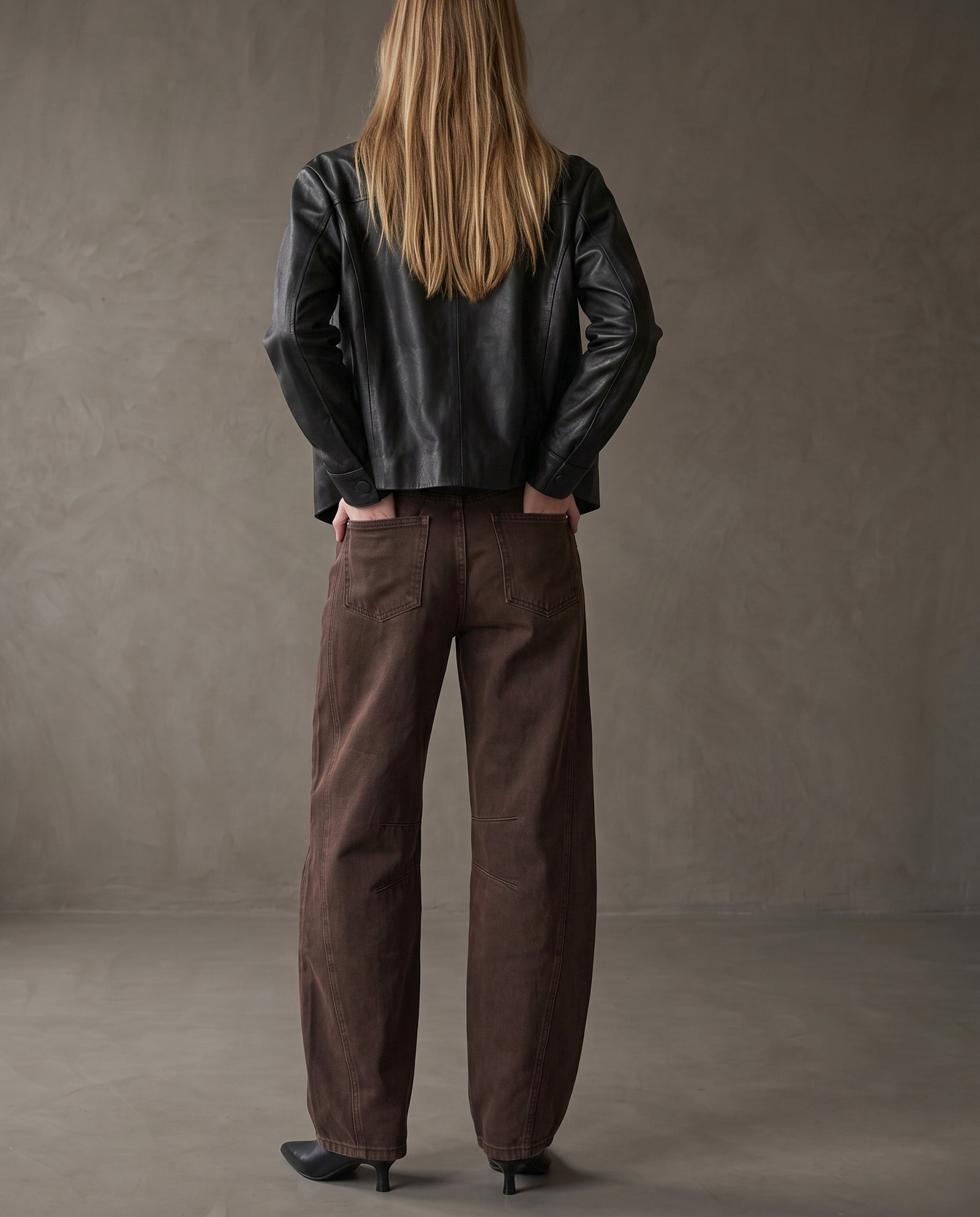 NOLA | Barrel Leg Jeans | Chocolate