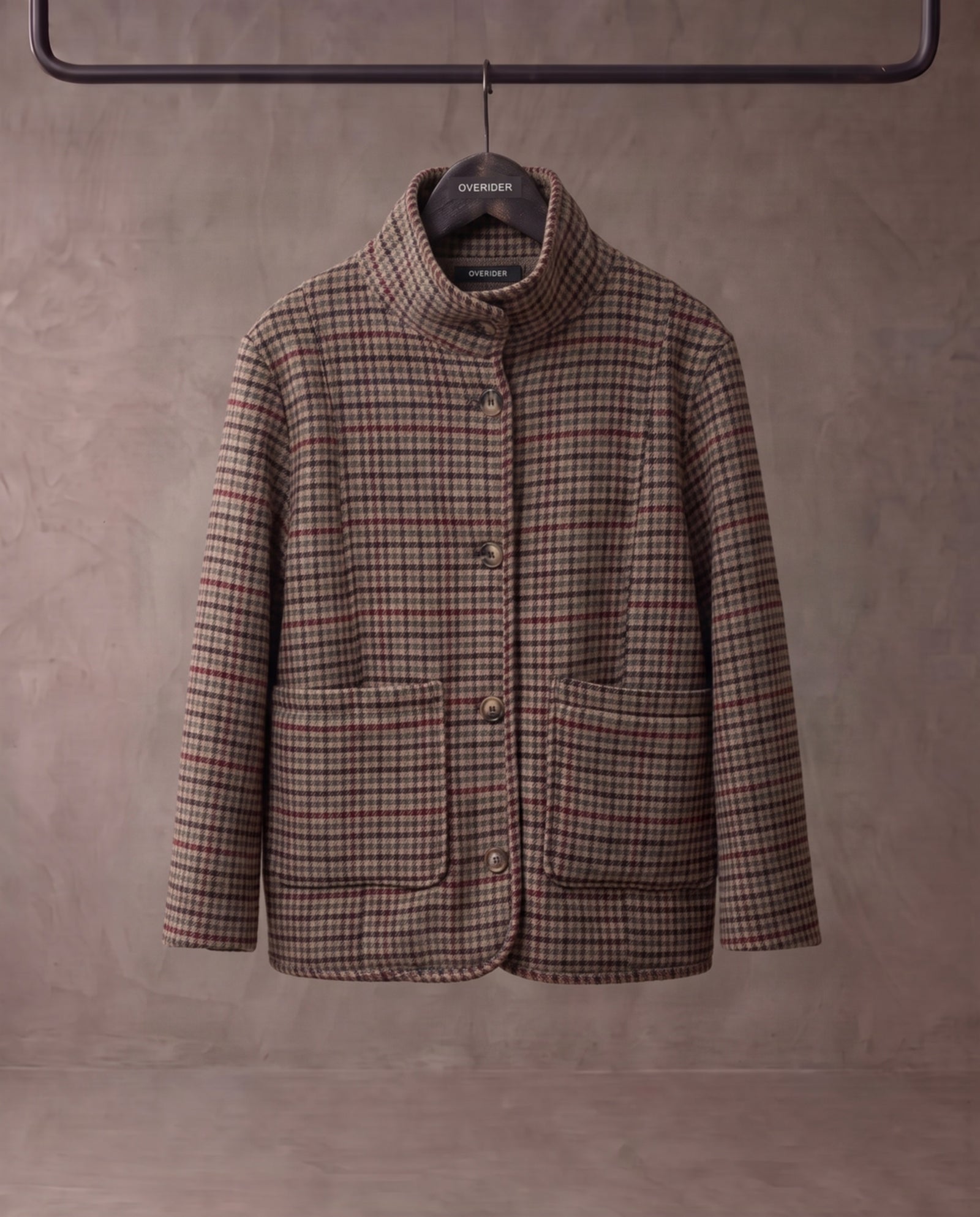 MARGOT | Heritage Funnel Neck Jacket | Check