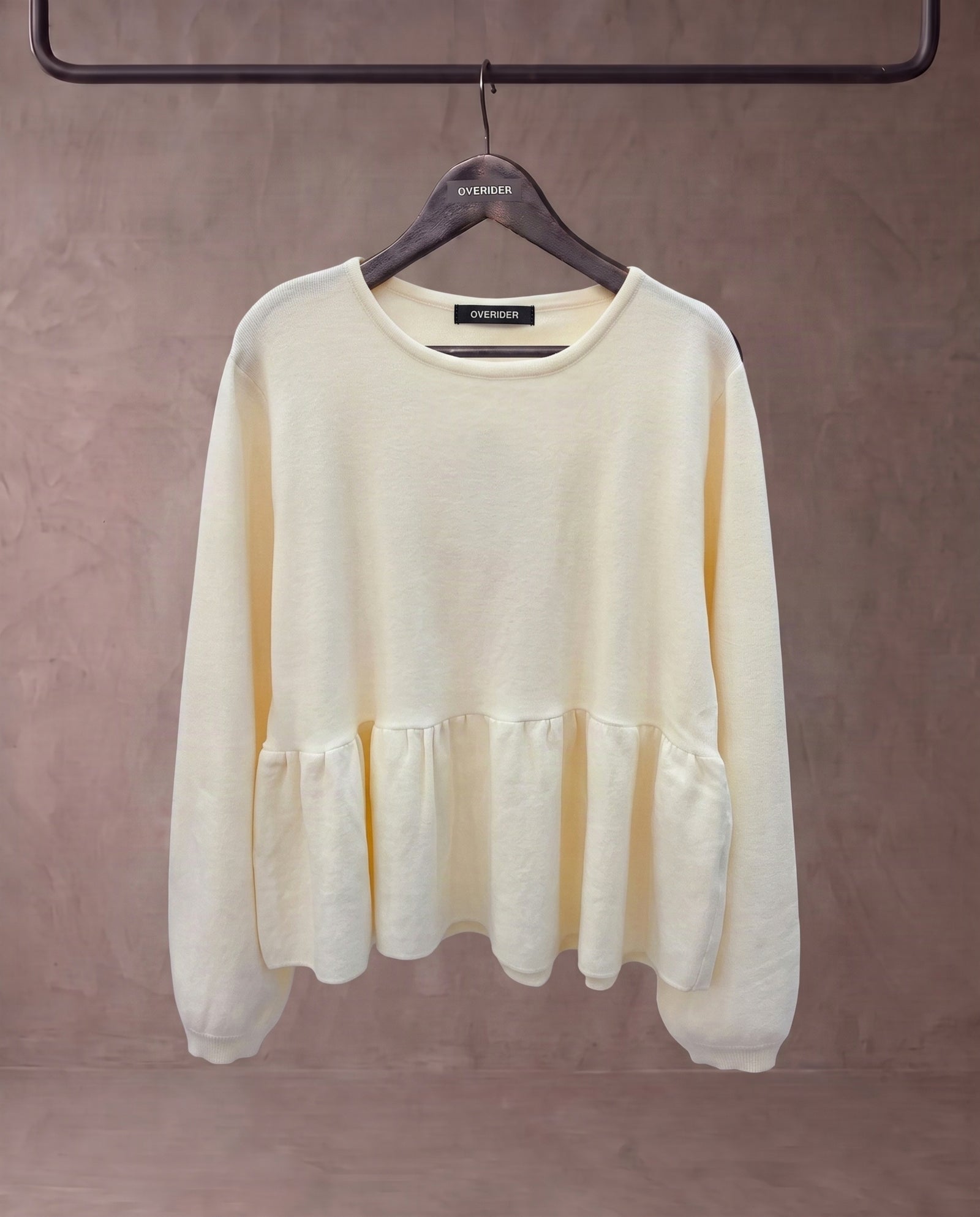 MYLA | Peplum Knit Sweater | Cream