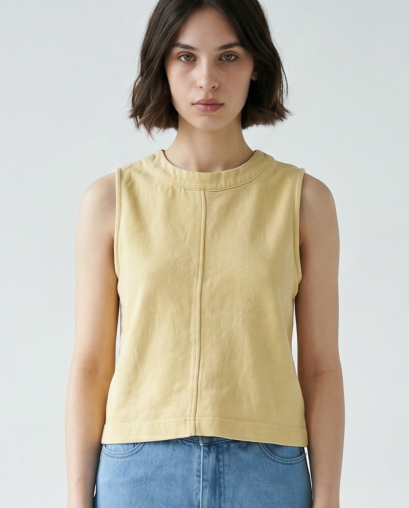 LITAL | Minimal Sleeveless Top | Yellow