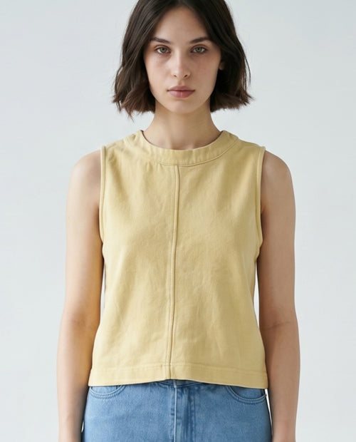 LITAL | Minimal Sleeveless Top | Yellow