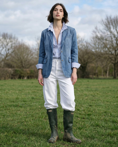 MARNIE | Women's Denim Jacket | Blue