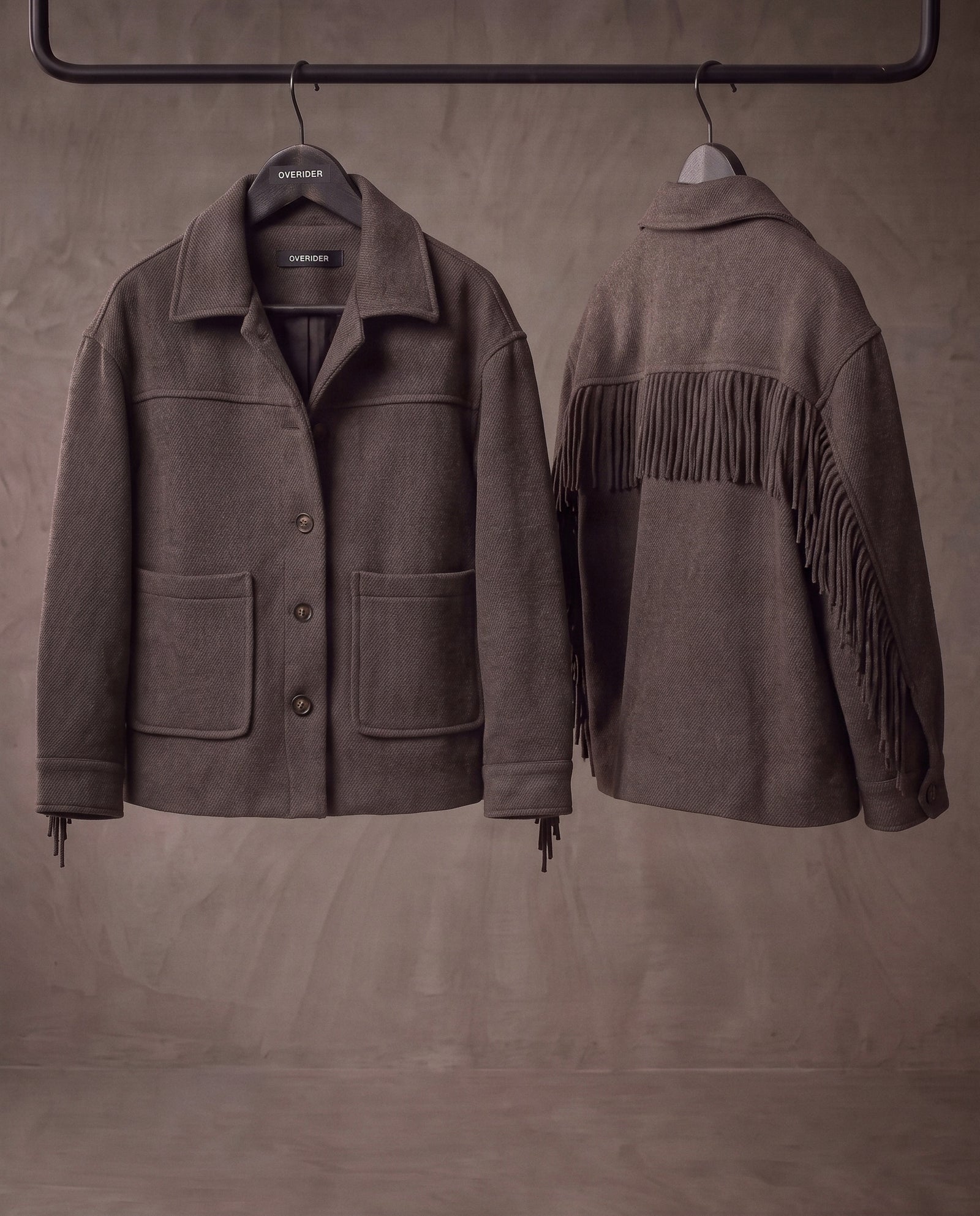 ALMA | Fringe Jacket | Soft Mocha