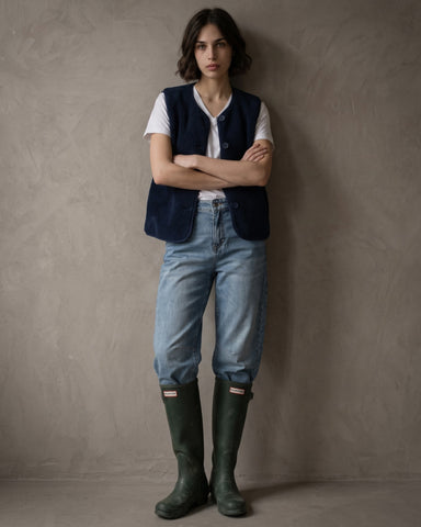 ALICE | Wide Leg Jeans | Faded Rose