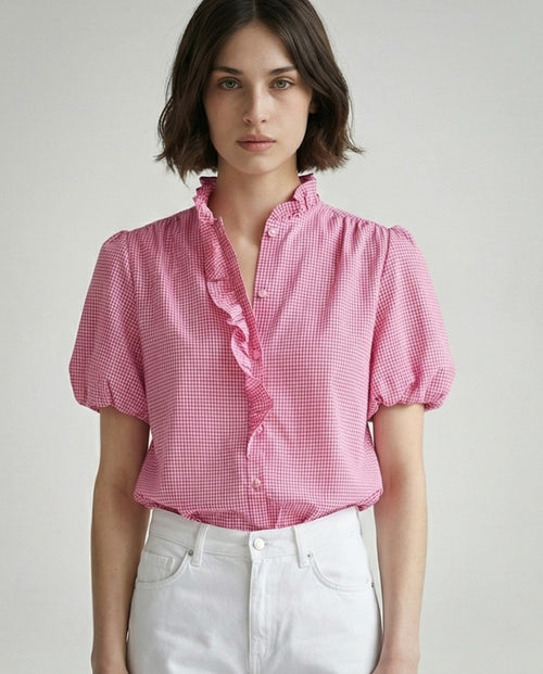 MAYAAN | Balloon Sleeve | Fuchsia