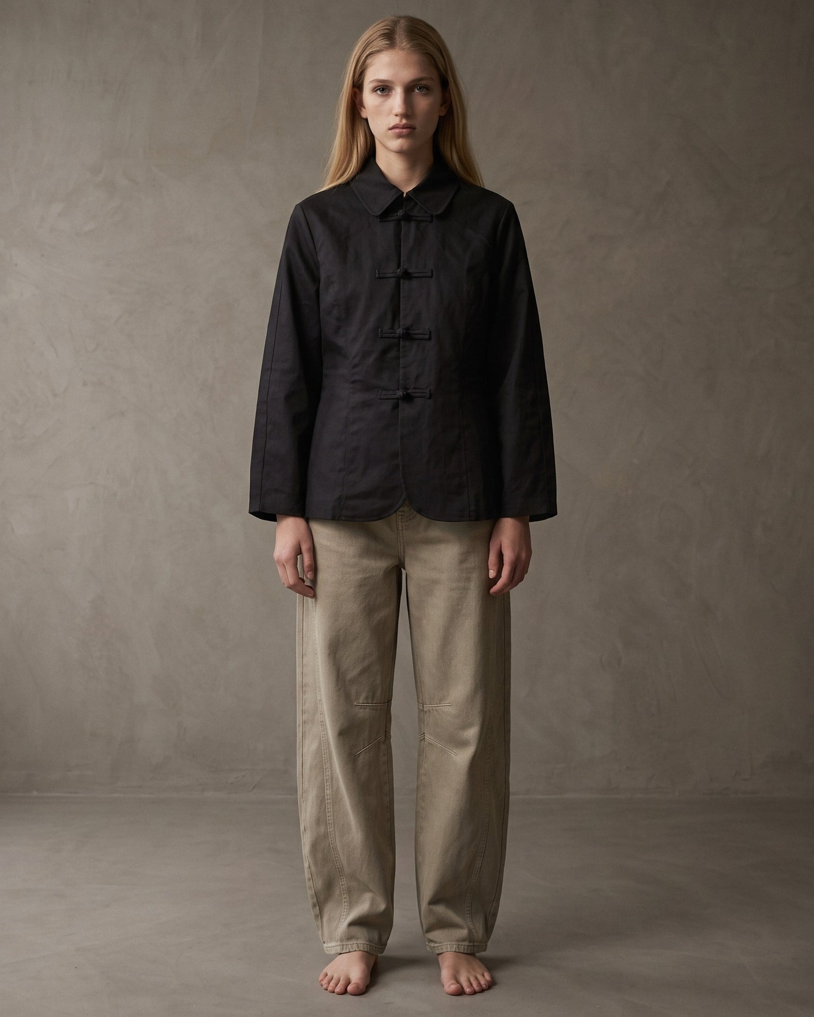 Solène | Knot & Loop Jacket | Black