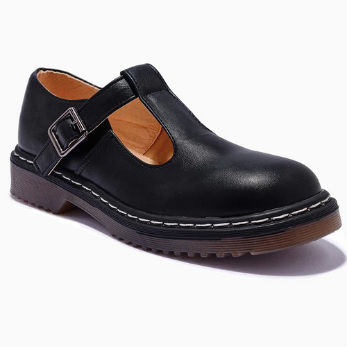 Mary Jane | Vegan Leather Woman's Shoes | Black