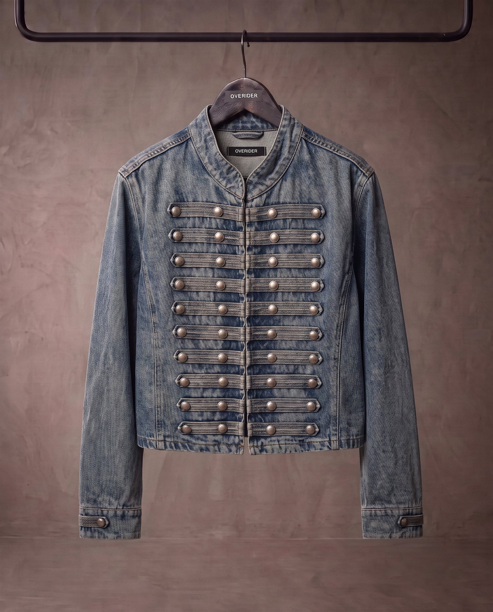 KASIA | Military Jacket | Denim Blue