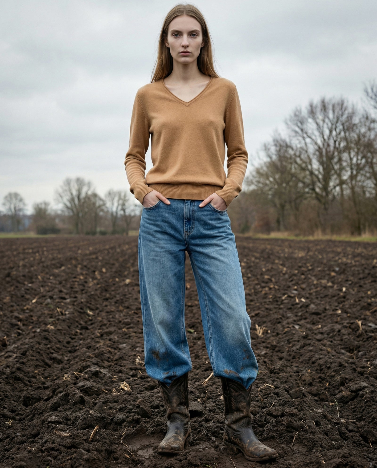 JOELLE | Cashmere Enriched Jumper | Camel