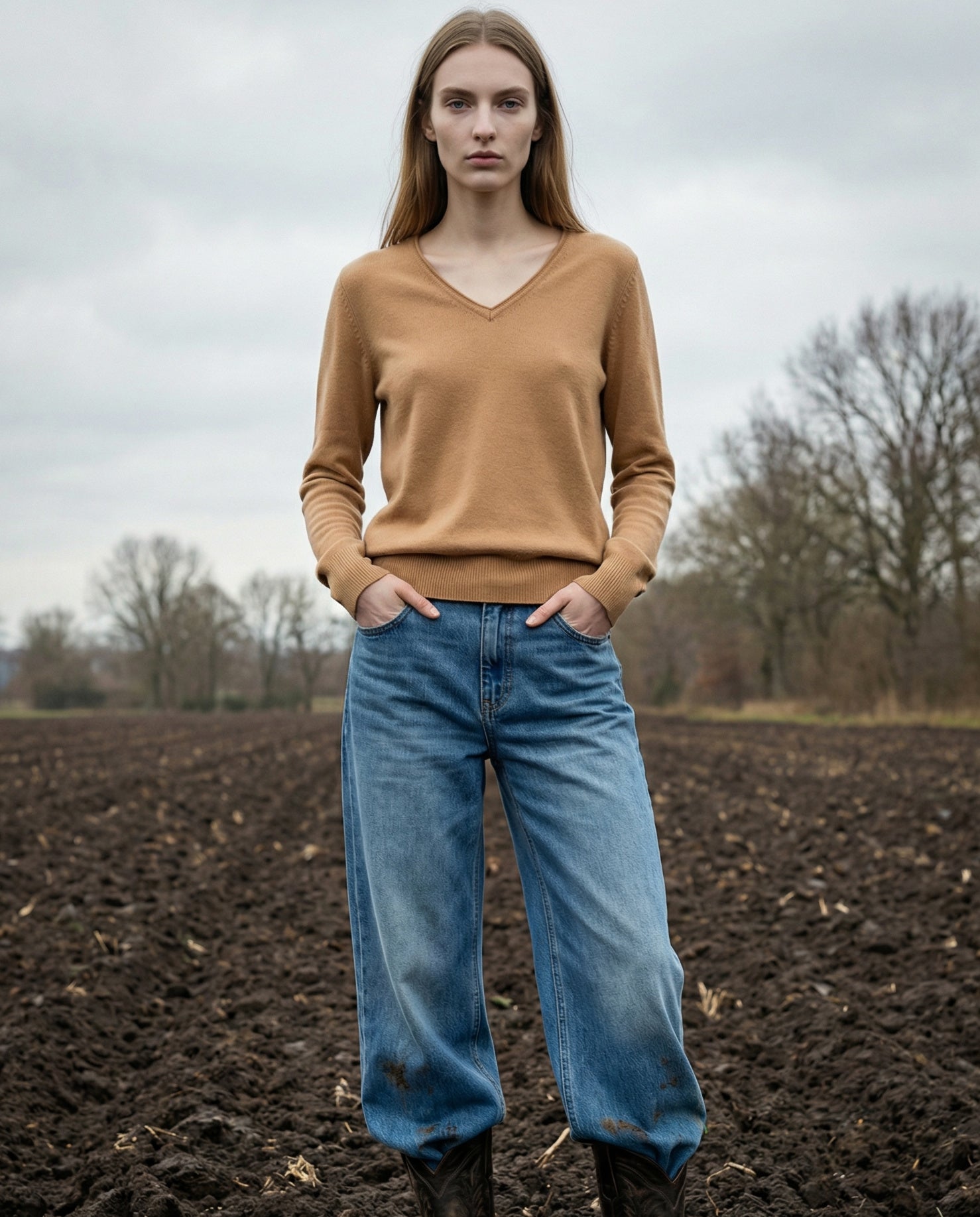 JOELLE | Cashmere Enriched Jumper | Camel