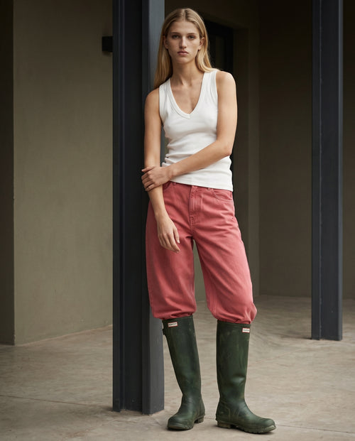 ALICE | Wide Leg Jeans | Faded Rose
