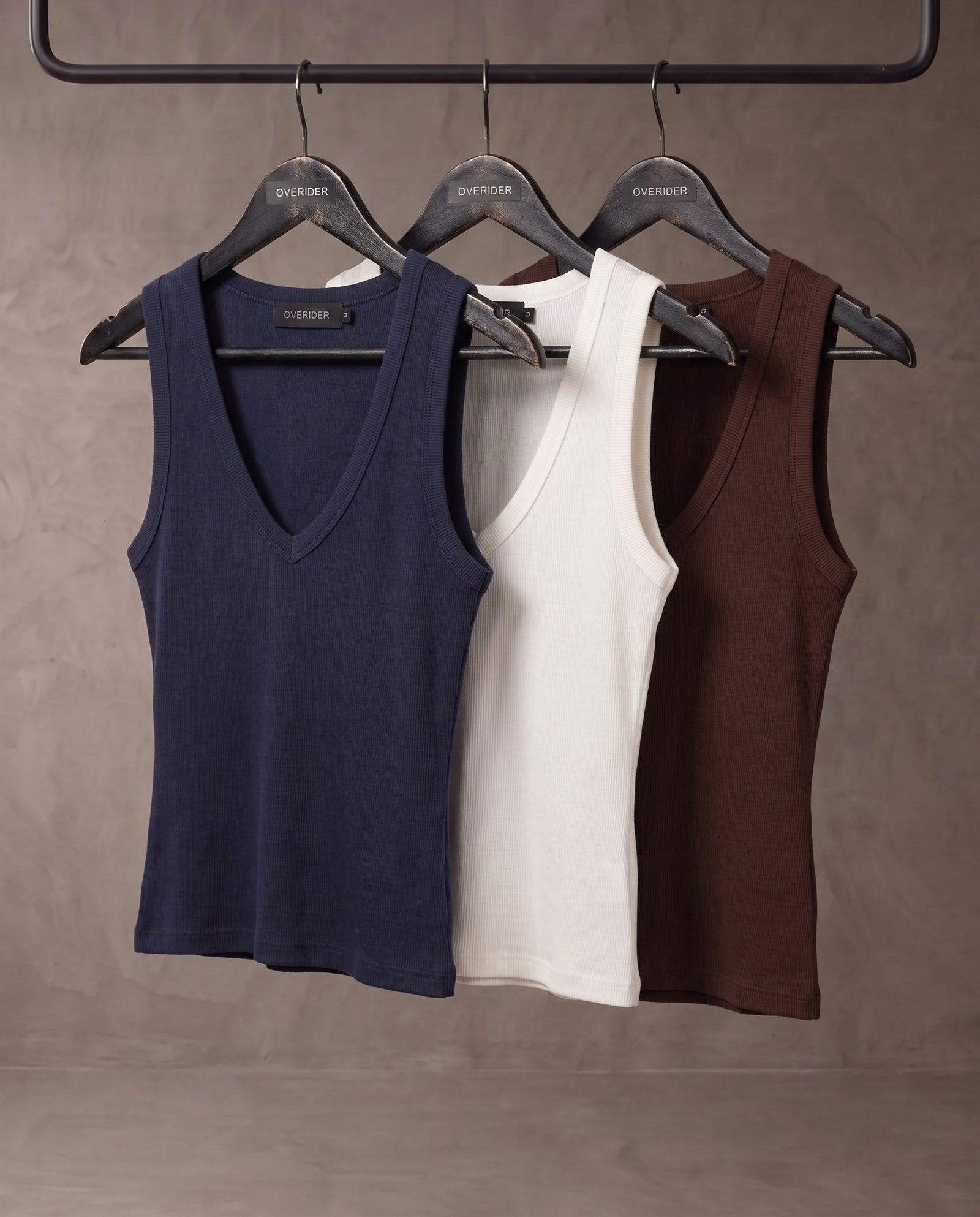 AYA | Ribbed Vest | Navy