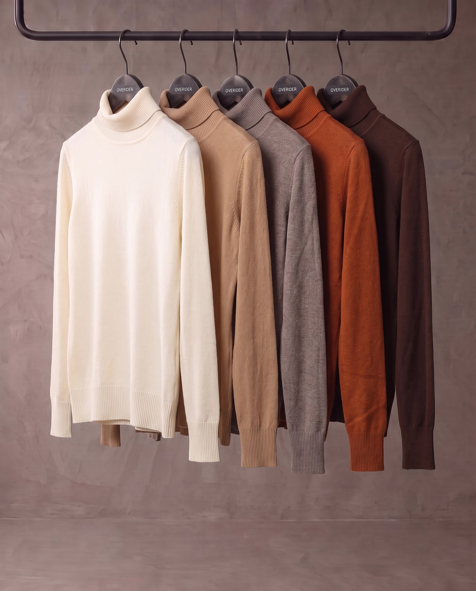 POLINA | Cashmere Enriched Roll Neck | Beige