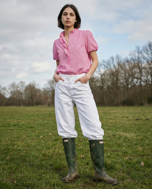 MAYAAN | Balloon Sleeve | Fuchsia