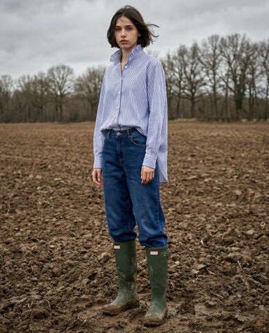 GILA | Cotton Gilet | Vintage Wash Ecru