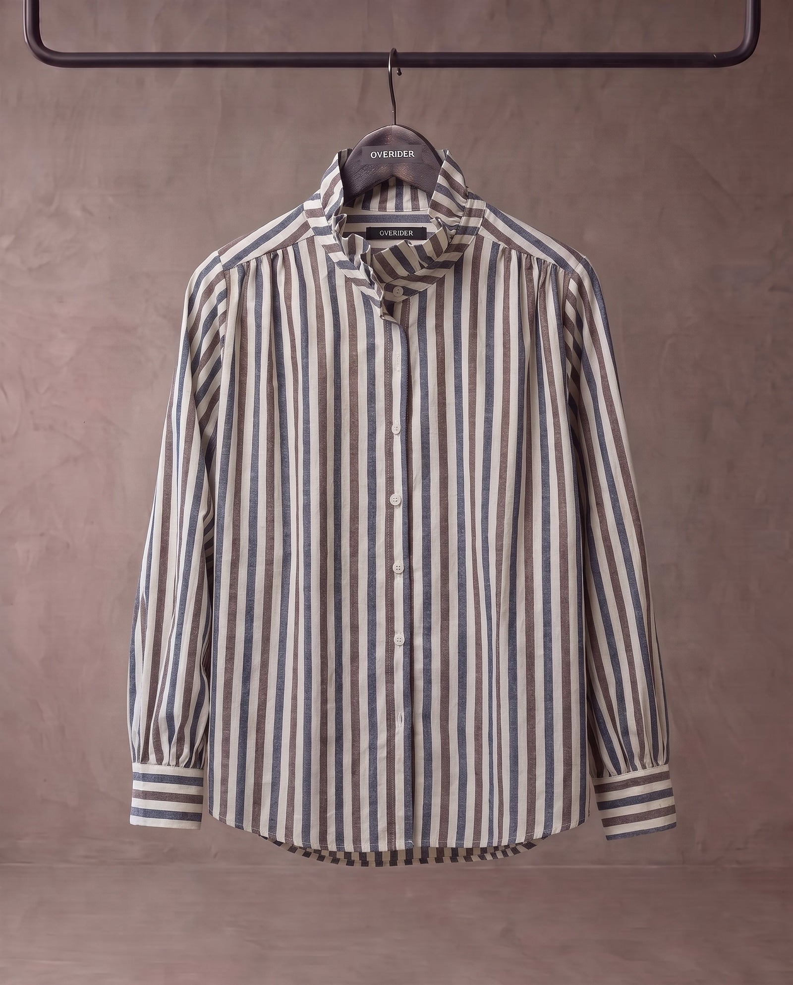 LOU | Ruffle Collar Striped | Stripes