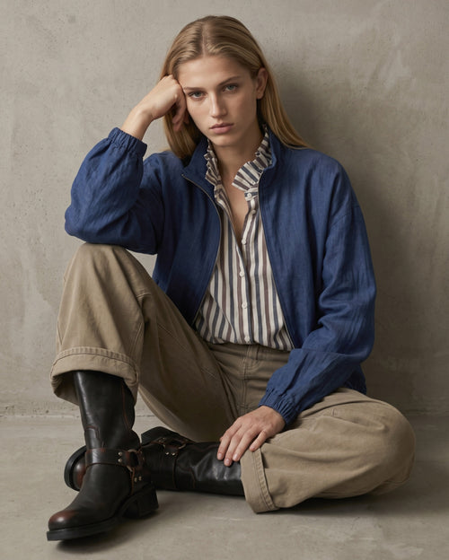 LISSI | Utility Jacket | Denim Blue