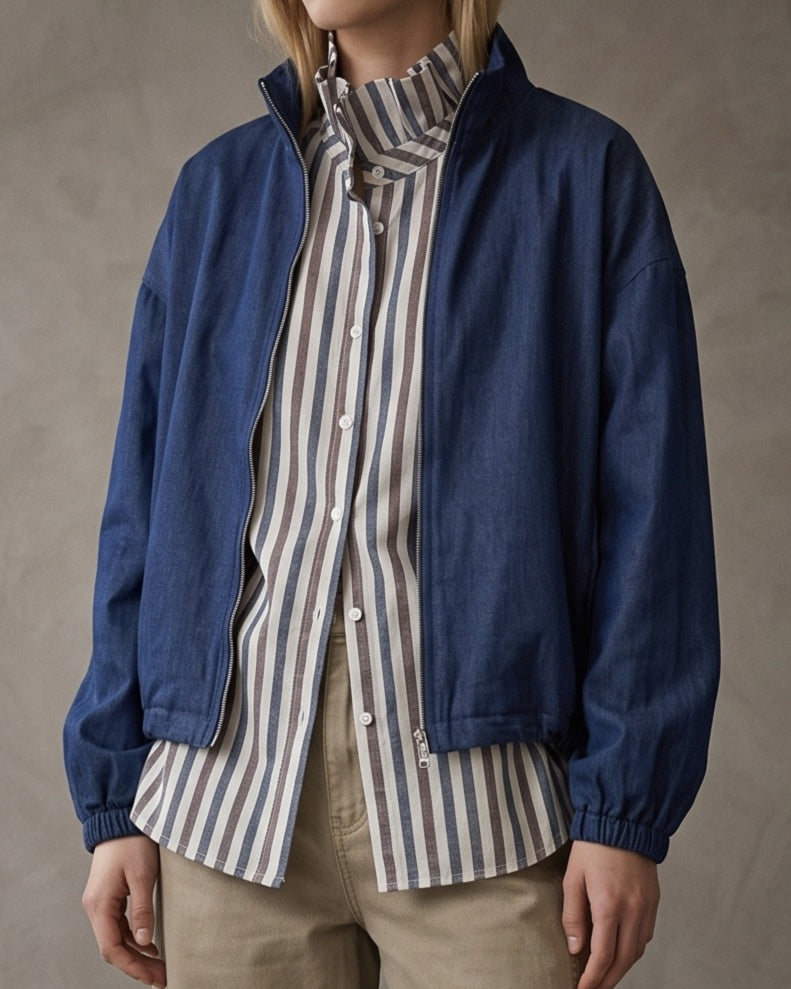 LISSI | Utility Jacket | Denim Blue