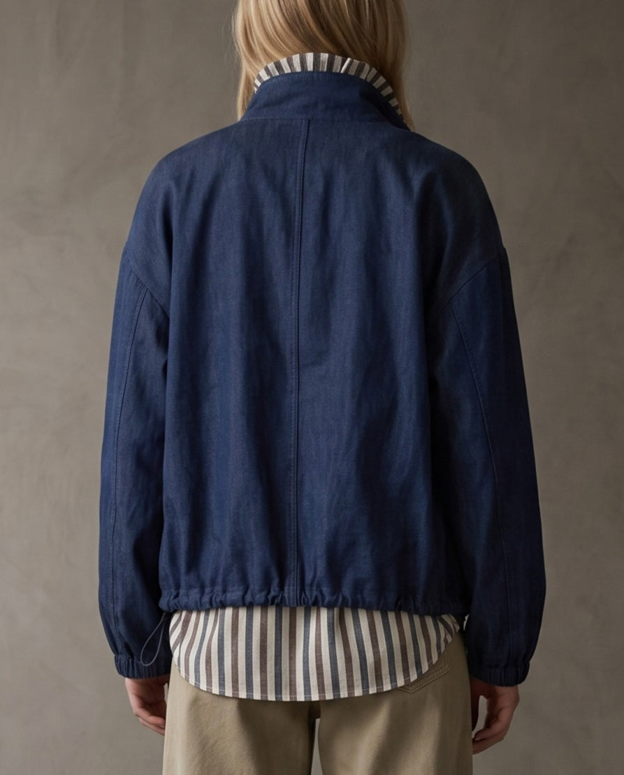 LISSI | Utility Jacket | Denim Blue