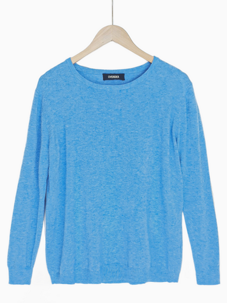 Pale blue crew neck 2025 jumper