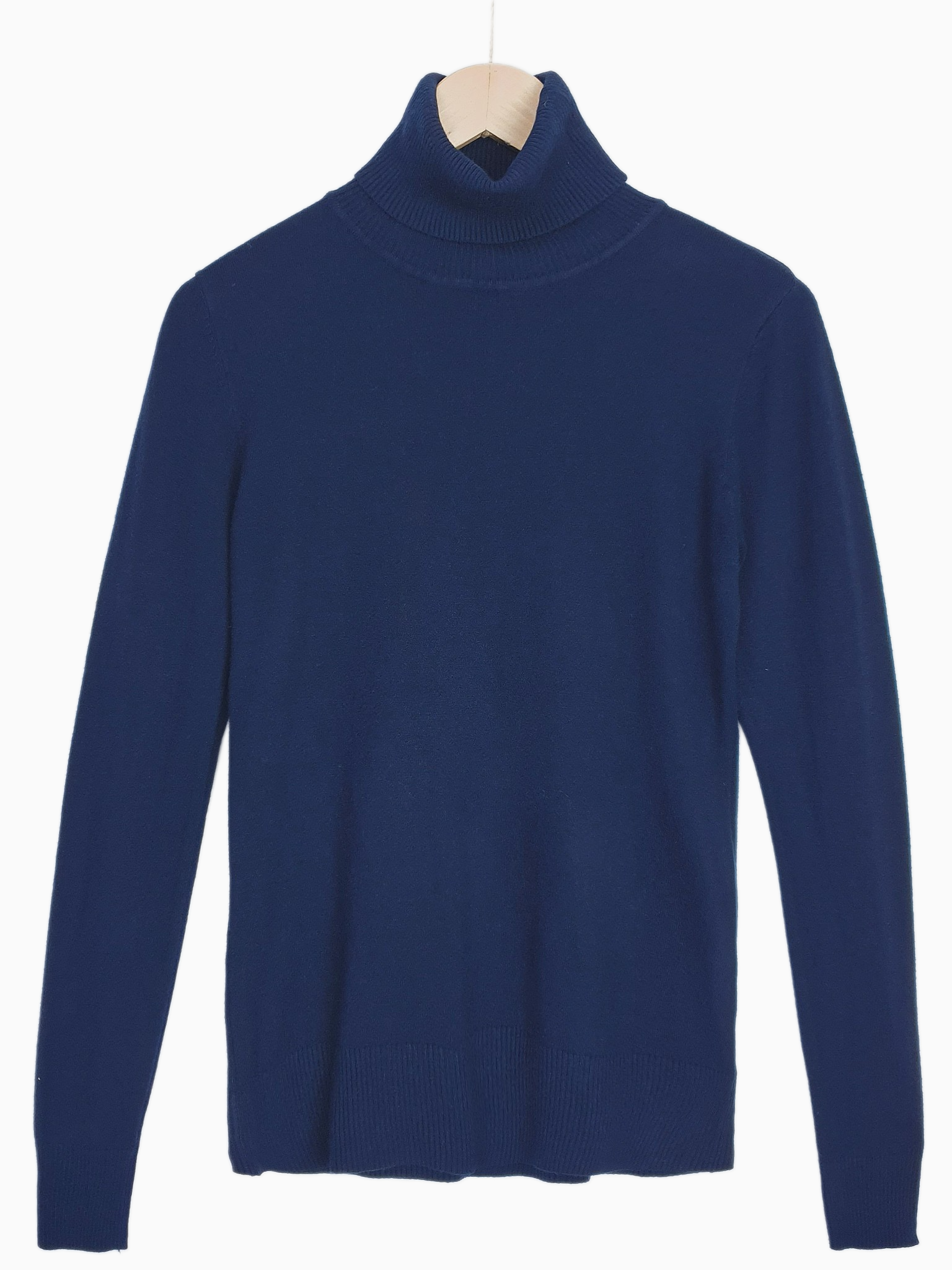 POLINA | Cashmere Enriched Roll Neck | Navy