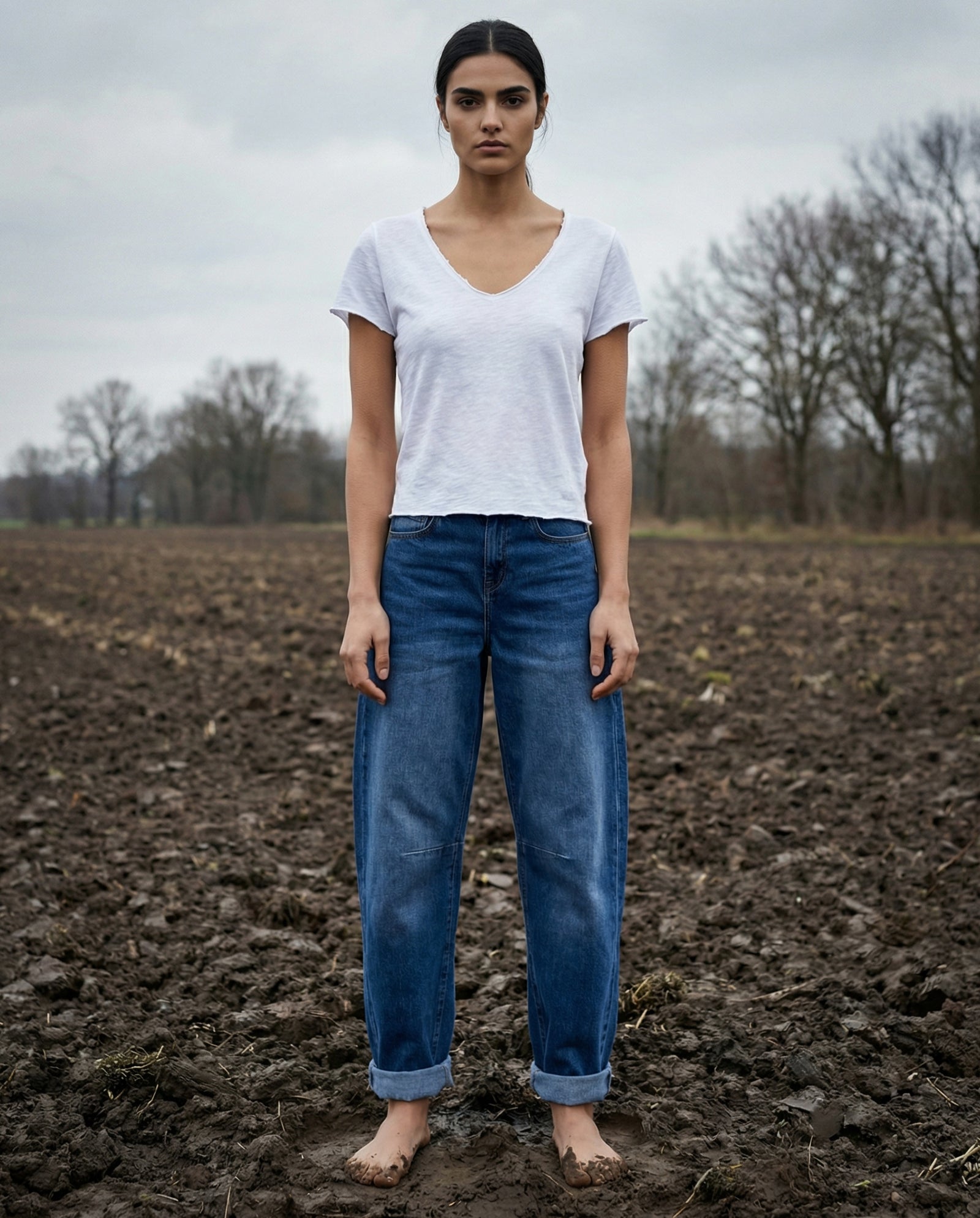 SAMI | Barrel Cut Jeans | Vintage Denim Wash