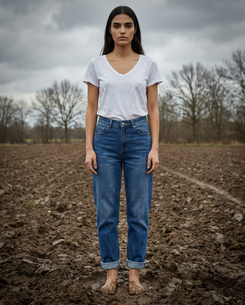 SAMI | Barrel Cut Jeans | Vintage Denim Wash