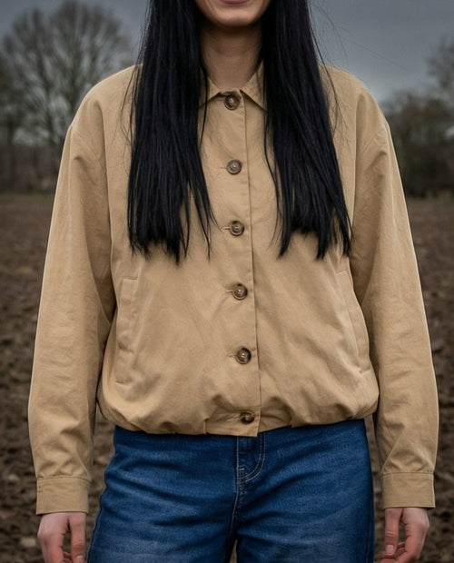 MEIRA | Women's Short Jacket | Tan