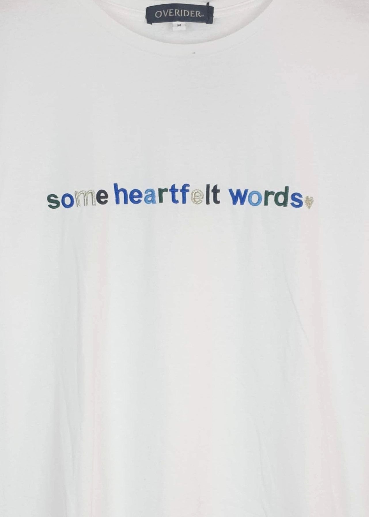 Some Heart Felt Words - Logo T-shirt - White